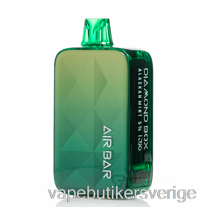 Vape Sverige Air Bar Diamond Box 20000 Disponibel Alaskan Mint